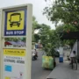 DPRD Soroti Pembenahan Transportasi yang Bakal Dilakukan Pemkot Bandung Tanda Bus Stop dipasang di kawasan Jalan Sukabumi, Kota Bandung. (Pandu Muslim/Jabar Ekspres)