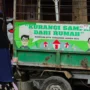 Gerobak sampah yang digunakan untuk mengangkut sampah kecamatan di Kota Bandung.