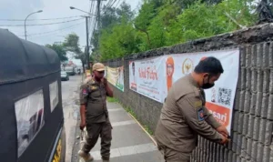 Soal Penertiban Baliho Kampanye, Satpol PP KBB: Tunggu Arahahan KPU-Bawaslu