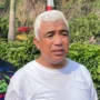 Ketua DPC Partai Demokrat Kabupaten Bandung Saeful Bachri saat menghadiri acara Gerak Jalan Fun and Run di Soreang, Minggu (17/12).