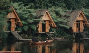 Hotel di kawasan Lembang, KBB, diprediksi akan dipenuhi oleh wisatawan dari wilayah Jabodetabek yang menginap untuk mengisi waktu libur Natal dan Tahun Baru bersama keluarga. Foto instagram dusun_bambu