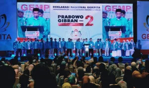 Gempita Bersama 7 Ribu Rakyat Deklarasikan Dukung Prabowo