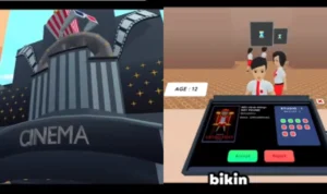 Game terbaru Bioskop Simulator dikembangkan Akhir Pekan Studio, intip jadwal rilis dan cara download resminya/ Kolase TikTok @unknownlukito