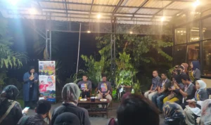 Puluhan komunitas ekonomi kreatif hadiri dialog dengan Menparekraf RI, Sandiaga Uno, Rabu (13/12).