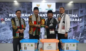 Baznas Jabar kembali menyalurkan bantuan kemanusiaan untuk Palestina tahap dua sebesar Rp 6,8 M yang dititipkan ke Baznas RI.