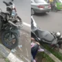 Kecelakaan Beruntun 3 Motor vs Mobil di Jalan KH Ahmad Sanusi Sukabumi, Ini Kronologisnya!