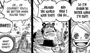 One Piece Chapter 1102 Spoiler, Akhir Kilas Balik Bonney dan Kuma