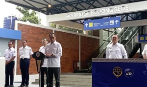 Integrasi Stasiun-Terminal, Menhub Resmikan Skybrigde Bojonggede