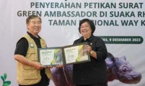 USAID Apresiasi Komitmen KLHK dan YABI Jaga Ekosistem dan Populasi Badak Sumatera