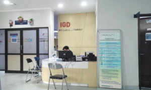 4 korban kecelakaan rombongan peziarah masih dirawat di IGD Rumah Sakit Cahya Kawaluyan, Kota Baru Parahyangan, KBB. Sabtu (27/1). Foto Jabarekspres