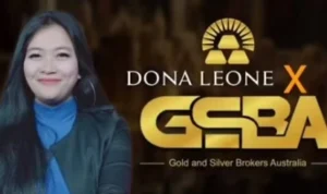 Aplikasi penghasil uang dengan investasi emas GSBA, yang diklaim legal.