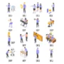 ILUSTRASI: 16 Jenis tipe kepribadian berdasarkan MBTI. (Freepik)