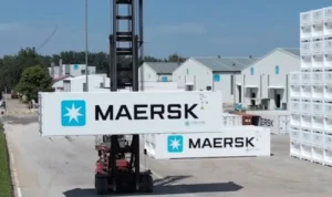 Aplikasi Penghasil Uang Maersk yang diduga catut nama besar Maersk. (instagram @maersk_official)