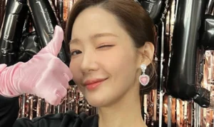 Unggahan terbaru Park Min Young yang menanggapi drama terbarunya Marry My Husband yang diboikot. (instagram @rachel_mypark)