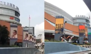 Videotron Anies baswedan saat masih tayang dan saat sudah di take down.