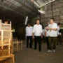 Pj Gubernur Jabar saat meninjau Satuan Pelayanan Pengembangan Industri Rotan Cirebon, Rabu (3/1).