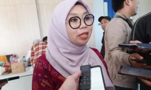 67 Dugaan Pelanggar Tahapan Kampanye Pemilu 2024, Bawaslu Jabar:Kita Akan Hati-hati Dok. Koordinator Divisi Pencegahan dan Partisipasi Masyarakat Bawaslu Jabar, Nuryamah. Rabu (17/1). Foto. Sandi Nugraha.