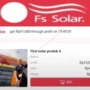 Aplikasi Penghasil uang FS Solar yang dicurigai Investasi bodong.