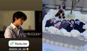 Unggahan para artis Kpop yang rayakan ulang tahun Moonbin Astro.