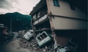 Kerusakan akibat gempa, simak apa saja yang harus dilakukan agar selamat saat gempa. (freepik)