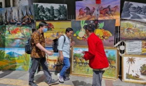 Edukasi Masyarakat, Aksi Pemilu Damai Digelar di Jalan Braga Aksi Pemilu Damai Digelar di Jalan Braga