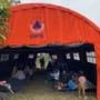 Sejumlah warga masih huni tenda pengungsian imbas banjir Dayeuhkolot, Kabupaten Bandung.