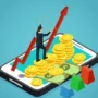 ILUSTRASI: Aplikasi ponzi berkedok Investasi. (freepik)