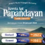 Harga Tiket dan Jadwal KA Papandayan Jakarta-Garut, Ada Diskon 20 Persen!
