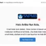 Tampilan Cek Email Aktivasi Akun SNPMB 2024/ Tangkap Layar YouTube SNPMB BPPP
