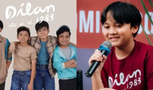 Ferdi Anak Sule di Film Dilan 1983: Wo Ai Ni/ Kolase Instagram @dilanku @ferdy_fas