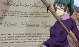 Orang Tua Berikan Anaknya Nama Maki Zenin dari Jujutsu Kaisen, Netizen: Klan Zenin Lahir!