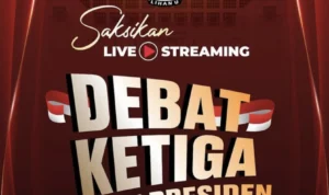 Debat ketiga capres malam ini di Istora Senayan Jakarta / Tangkapan Layar Instagram KPU Debat ke-3 Capres ini akan bergulir mulai pukul 19.00 WIB dengan tema pertahanan, keamanan, hubungan internasional, globalisasi, geopolitik dan politik luar negeri. Dan berikut rekayasa lalu lintas yang disiapkan Ditlantas Polda Metro Jaya: 1. Arus lalu lintas yang dari Jalan Gatot Subroto yang menuju ke Jalan Gerbang Pemuda diarahkan lurus ke Jalan Gatot Subroto arah Slipi
