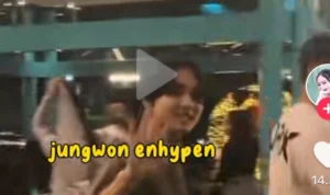 Viral Jungwon ENHYPEN dan Sederet Idol K-Pop Lainnya di Plaza Senayan, Terekam Warganet Sebelum Acara Golden Disc Awards/ Tangkap Layar TikTok @sooya_