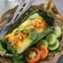 Resep Nusantara Nasi Bakar Isi Kikil Mercon