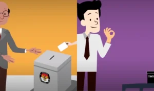 Ilustrasi Tugas KPPS 6 dan 7 dalam Pemilu 2024/ Kolase YouTube KPU RI