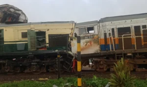 Tim KAI dan KNKT Selidiki Kecelakaan Kereta Api di Cicalengka