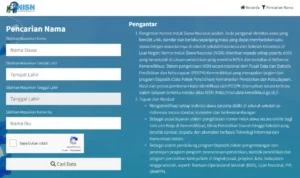 Cara Mengecek NISN Siswa, Persiapan Daftar SNPMB 2024/ Tangkap Layar Web NISN Data Kemdikbud