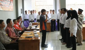 Dokumentasi Pelantikan KPPS Tahun 2019 di Desa Dermaji / Tangkap Layar Web Desa Dermaji