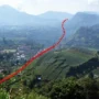 Sesar Lembang yang melintasi wilayah Bandung Raya.