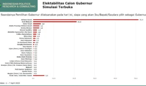 Ilustrasi survei bursa calon Gubernur Jabar 2024