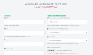 Portal verval, apabila terdapat kesalahan data saat daftar SNPMB 2024, gapyear dan alumni bisa melakukan verifikasi dan validasi data alumni/ Tangkap Layar Web Verval Lulusan Kemdikbud