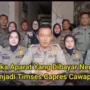 Ist. Unggahan video Satpol PP Garut yang memberikan dukungan kepada salah satu paslon presiden 2024.