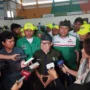 Cak Imin saat mengunjungi kader PKB di GOR Volly Ball Jalak Harupat, Kabupaten Bandung, Rabu (3/1).