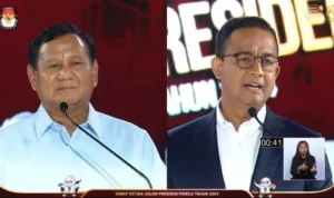 Debat Capres Ketiga, El Chef Anies Baswedan Kembali Menggoreng EL CHEF: Anies Baswedan menyinggung perihal Menhan RI, Prabowo Subianto, saat Debat Capres Ketiga, Minggu 7 Januari 2024.
