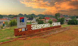 Jalan Tol Serpong-Cinere Seksi Ruas 2 diresmikan oleh Presiden Joko Widodo, Senin 8 Januari 2024.