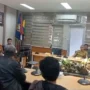 Suasana Aduensi PKL Dalam Kaum bersama Komisi B DPRD Kota Bandung, Senin (8/1)