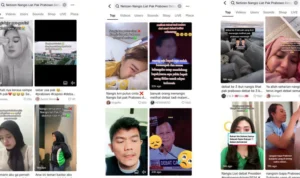 Postingan netizen di Tiktok yang memberikan rasa simpatik kepada Prabowo Subianto.