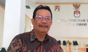 Doc. Djayadi Rachmat, Ketua Divisi Perencanaan Data dan Informasi KPU Kota Cimahi (mong)