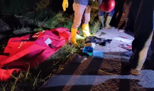 Penemuan mayat pelajar di Desa Bojongkunci, Pameungpeuk, Kabupaten Bandung, Sabtu (20/1).