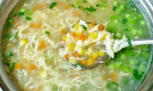 Resep Sup Jagung Ayam yang Hangat, Cocok saat Musim Hujan Resep Sup Jagung Ayam yang hangat, Cocok saat Musim Hujan. (Foto: Cookpad)
